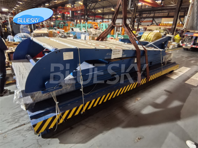 Medium series 35T double slitter head slitting line machine for Delhi client