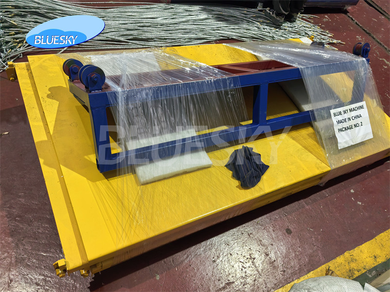 Medium series 35T double slitter head slitting line machine for Delhi client