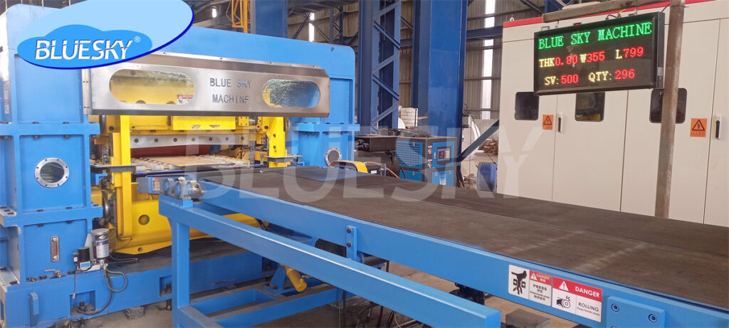 cut to length line machine