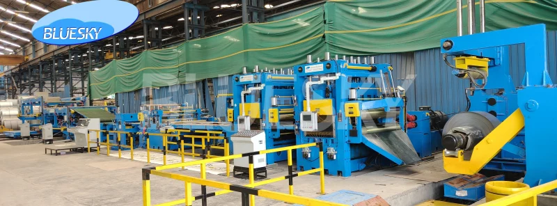 Automatic pendulum shear cut to length line machine for metal factory