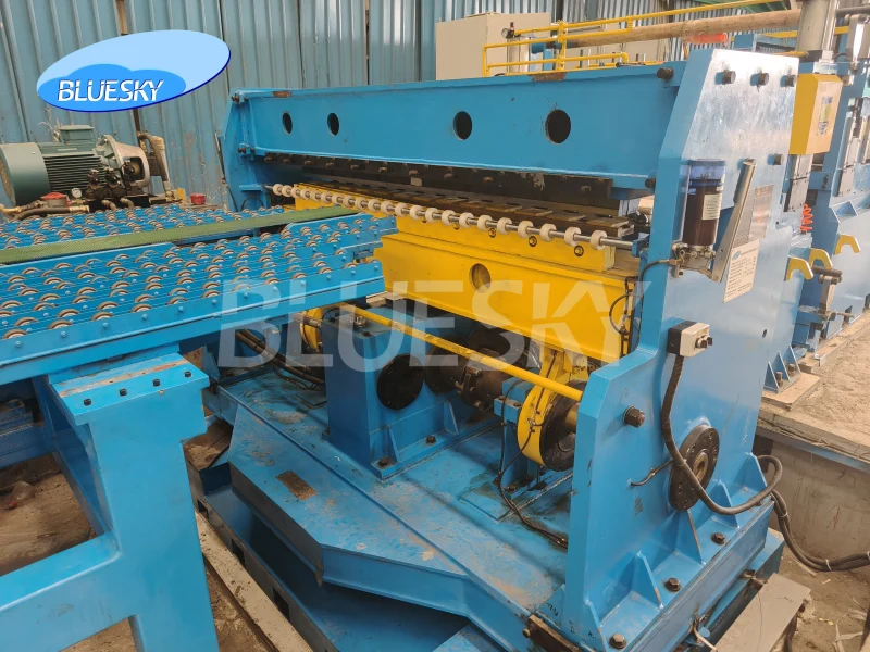 Automatic pendulum shear cut to length line machine for metal factory