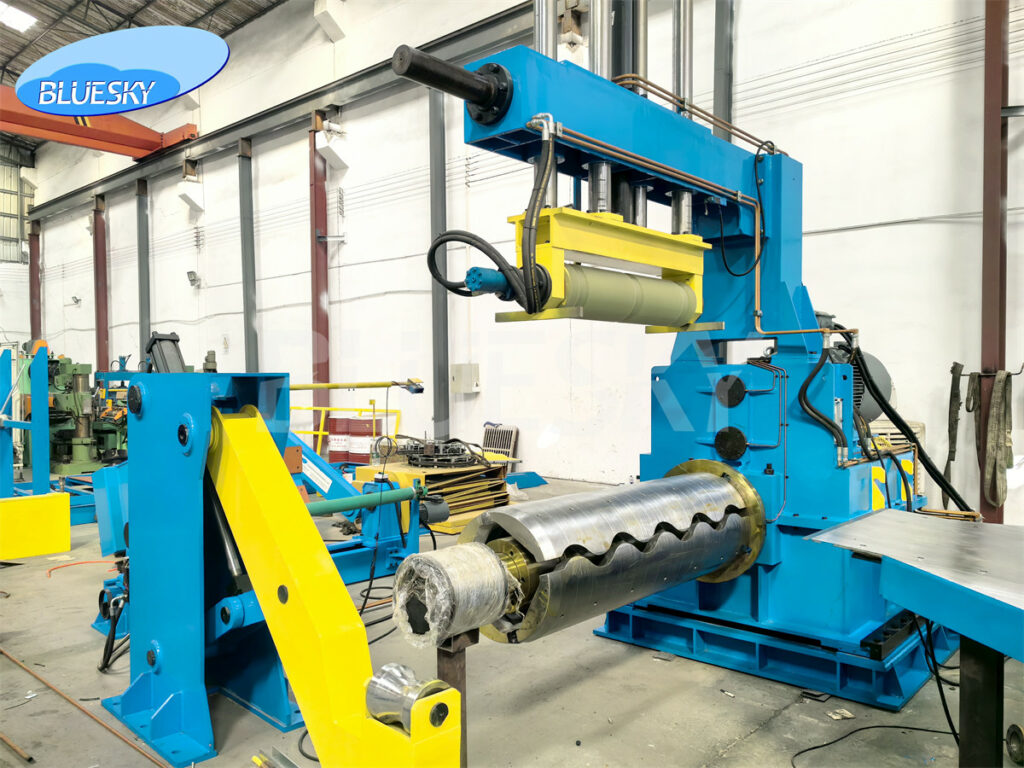 High speed slitting line machine running at 300m/min