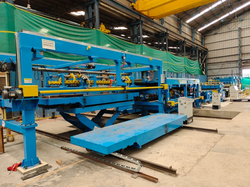Automatic pendulum shear cut to length line machine for metal factory