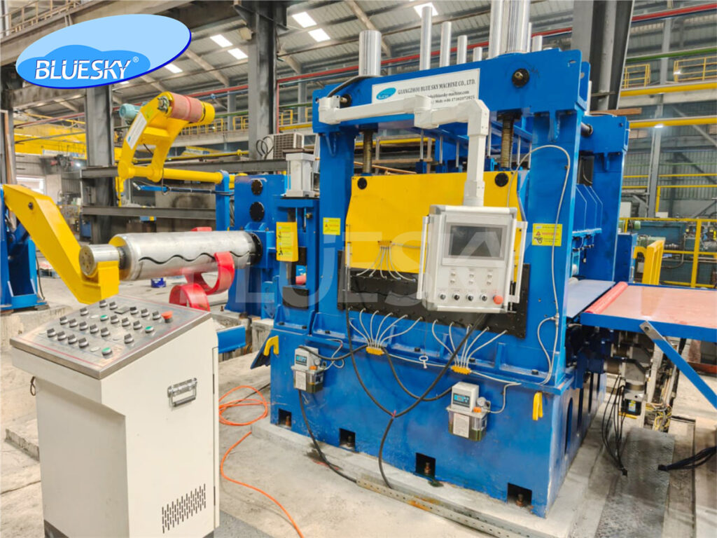 high speed cut to length line machine