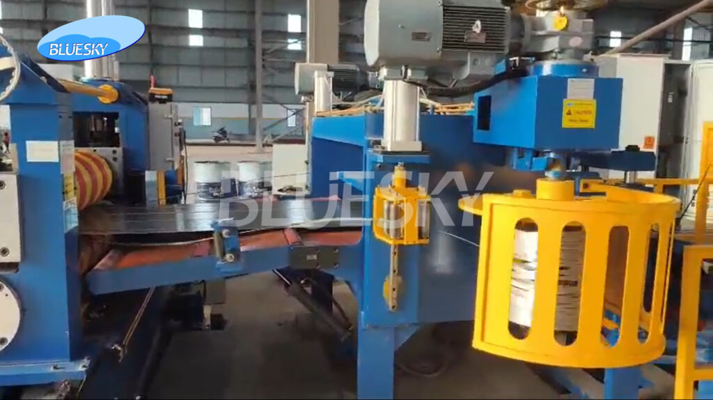 Blue Sky Machine successfully commissioned a BSSL-(0.8-4.0)x1650mm coil slitting line in Mehsana, India. Contact us for custom steel slitting solutions.