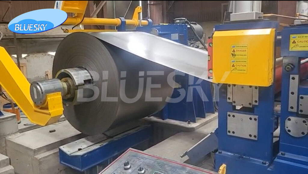 High-Precision Slitting Line Installed in Delhi, India by Blue Sky Machine